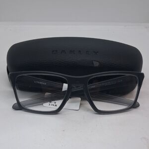 NWT RX-ABLE Oakley Lightbeam Gray Smoke Eyeglass Frames with Case OX8140